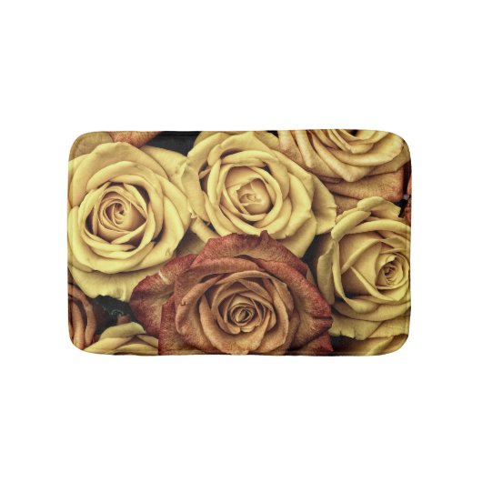 Sepia Tinted Rose Badematte (Vorderseite)