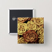 Sepia Tinted Rose Button (Vorne & Hinten)
