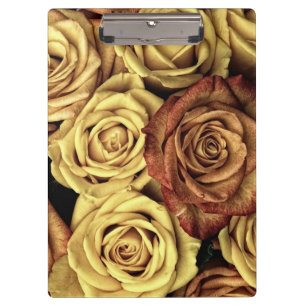 Sepia Tinted Rose Klemmbrett