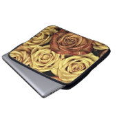 Sepia Tinted Rose Laptopschutzhülle (Vorne Knopf)