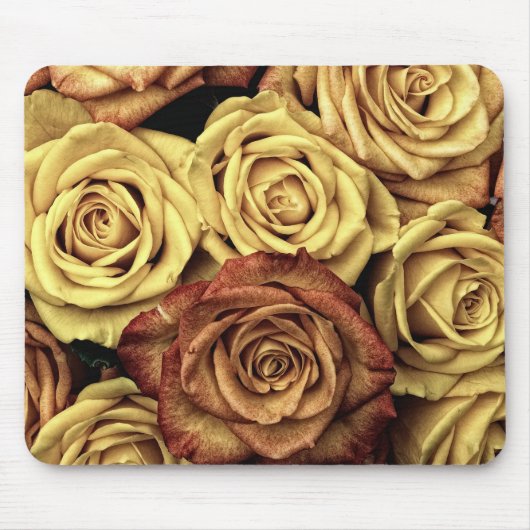 Sepia Tinted Rose Mousepad (Vorne)