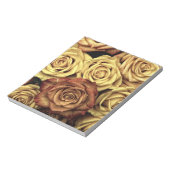 Sepia Tinted Rose Notizblock (Rotiert)