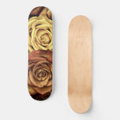 Sepia Tinted Rose Skateboard (Vorderseite)