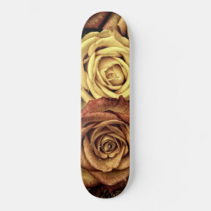 Sepia Tinted Rose Skateboard