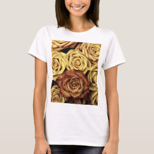 Sepia Tinted Rose T-Shirt
