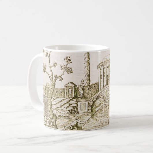 Sepia Toile Kaffeetasse (Vorderseite Links)