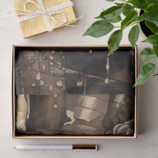 Sepia Tone Charming Dancer Decoupage Paper Seidenpapier (Geschenk)