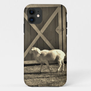Sepia Tone Goat and Barn Doors Case-Mate iPhone Hülle