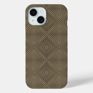 Sepia Tone Hypnotic Diamond Modern Pop Art Case-Mate iPhone Hülle