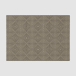 Sepia Tone Hypnotic Diamond Modern Pop Art Seidenpapier