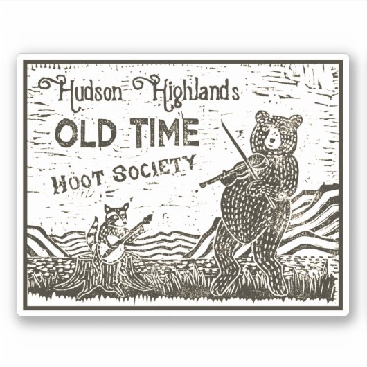 Sepia Toned Sticker (Vorderseite)