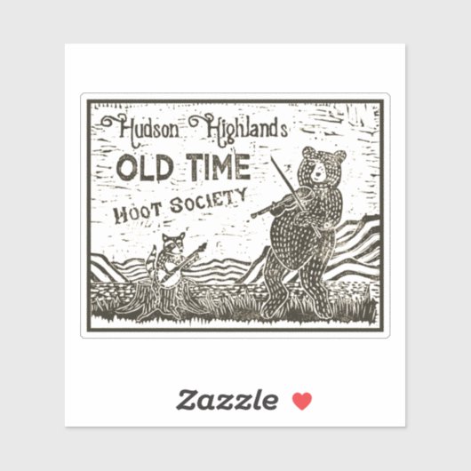 Sepia Toned Sticker (Blatt)