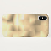 Sepia Tones in Square Pattern Case-Mate iPhone Hülle (Rückseite (Horizontal))
