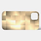 Sepia Tones in Square Pattern Case-Mate iPhone Hülle (Rückseite (Horizontal))