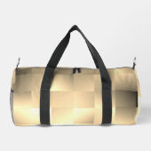 Sepia Tones in Square Pattern Duffle Bag (Rückseite)