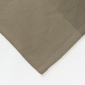 Sepia Tones in Square Pattern Fleecedecke (Ecke)