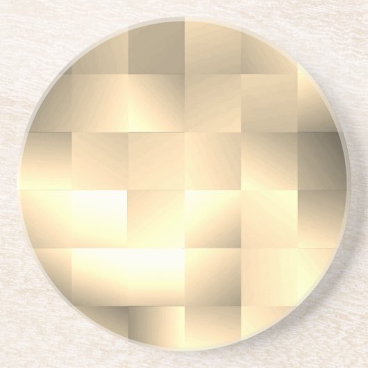 Sepia Tones in Square Pattern Getränkeuntersetzer (Vorne)