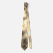 Sepia Tones in Square Pattern Krawatte (Vorderseite)