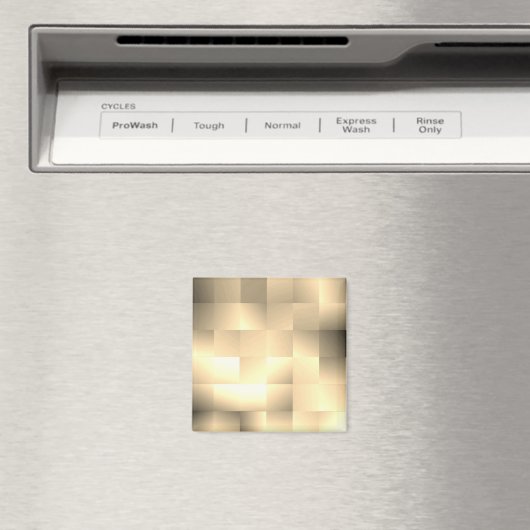 Sepia Tones in Square Pattern Magnet (In Situ (Geschirrspüler))