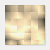 Sepia Tones in Square Pattern Magnet (Vorne)