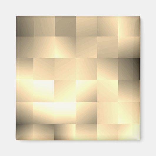 Sepia Tones in Square Pattern Magnet (Vorne)