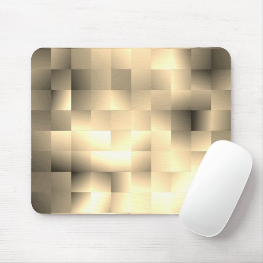 Sepia Tones in Square Pattern Mousepad (Mit Mouse)