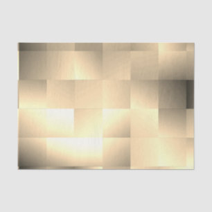Sepia Tones in Square Pattern Seidenpapier