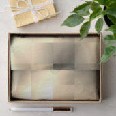 Sepia Tones in Square Pattern Seidenpapier (Geschenk)