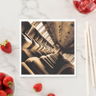 Sepia-Trageverkehr Serviette