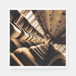 Sepia-Trageverkehr Serviette