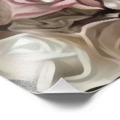 Sepia und Vintage Rosenbrille Fotodruck (Ecke)