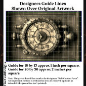 Sepia Viktorianisch Steampunk CZ2S Decoupage Seidenpapier