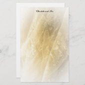 Sepia Voile Briefpapier (Vorne/Hinten)