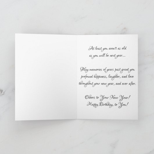 "Sepia Wagon Wheel #2" Geburtskarte Karte (Innenseite)