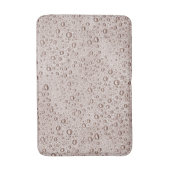 Sepia-Wassertropfen Badematte (Vorderseite Vertikal)