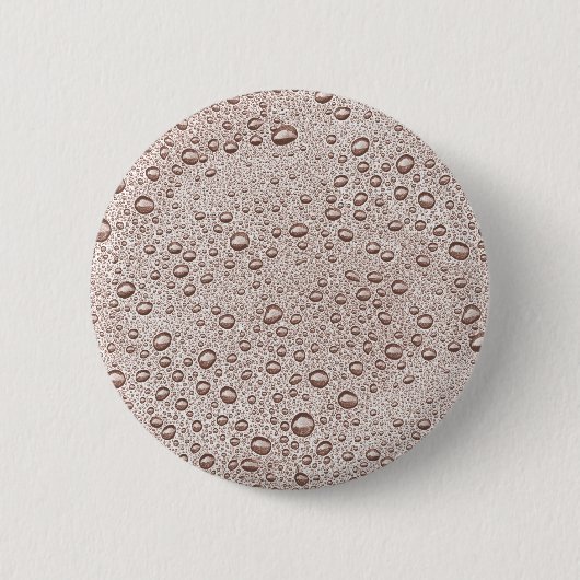 Sepia-Wassertropfen Button (Vorderseite)
