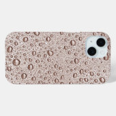 Sepia-Wassertropfen Case-Mate iPhone Hülle (Rückseite (Horizontal))