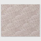 Sepia-Wassertropfen Geschenkpapier (Flach)