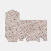 Sepia-Wassertropfen Geschenkschachtel (Ungefaltet)