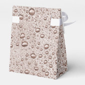 Sepia-Wassertropfen Geschenkschachtel (Rückseite)