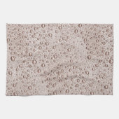 Sepia-Wassertropfen Geschirrtuch (Horizontal)
