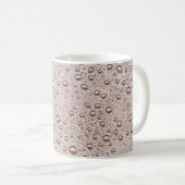 Sepia-Wassertropfen Kaffeetasse (VorderseiteRechts)