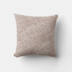 Sepia-Wassertropfen Kissen