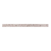 Sepia-Wassertropfen Satinband (Vorderseite)