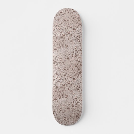 Sepia-Wassertropfen Skateboard (Vorne)