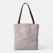 Sepia-Wassertropfen Tasche (Rückseite)