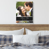 Sepia Wedding Foto Personalisiert Leinwanddruck (Insitu (Schlafzimmer))