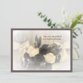 Sepia Winglasses und die Einladung des (Stehend Vorderseite)