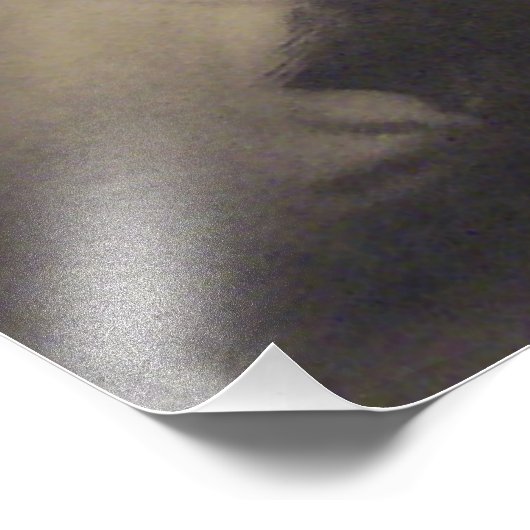 Sepia Witch Bat Night Cauldron Black Cat Fotodruck (Ecke)