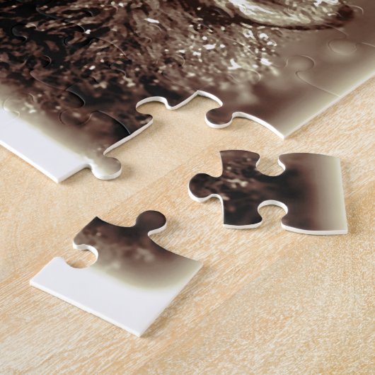 Sepia Wolf & Moon Puzzle (Seite)
